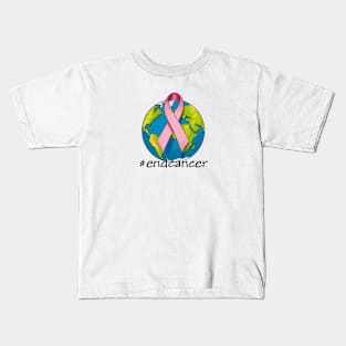 Breast Cancer Awareness Worldwide Kids T-Shirt